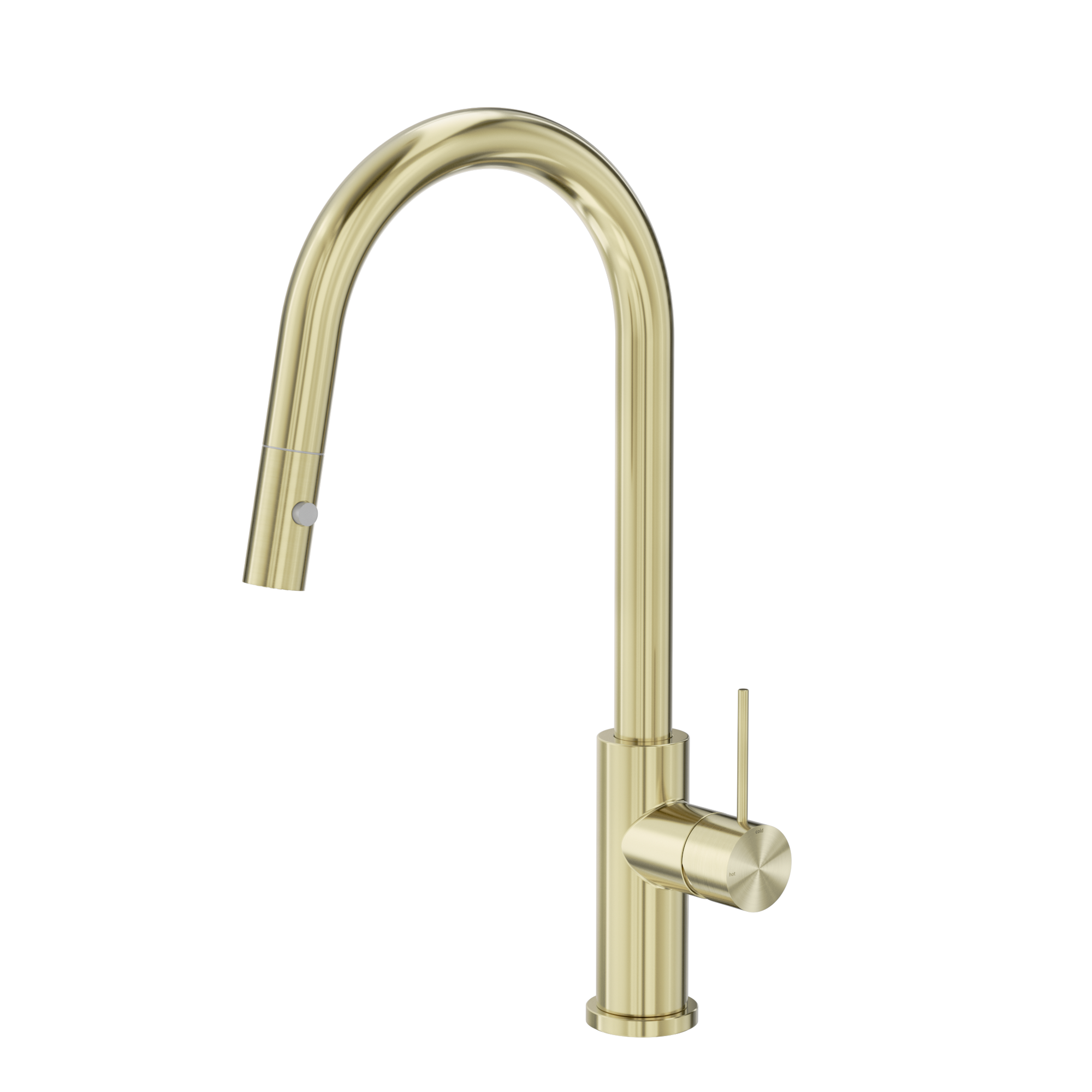 Mecca Pull Out Sink Mixer With Vegie Spray Function Brushed Gold