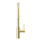 Mecca Pull Out Sink Mixer With Vegie Spray Function Brushed Gold