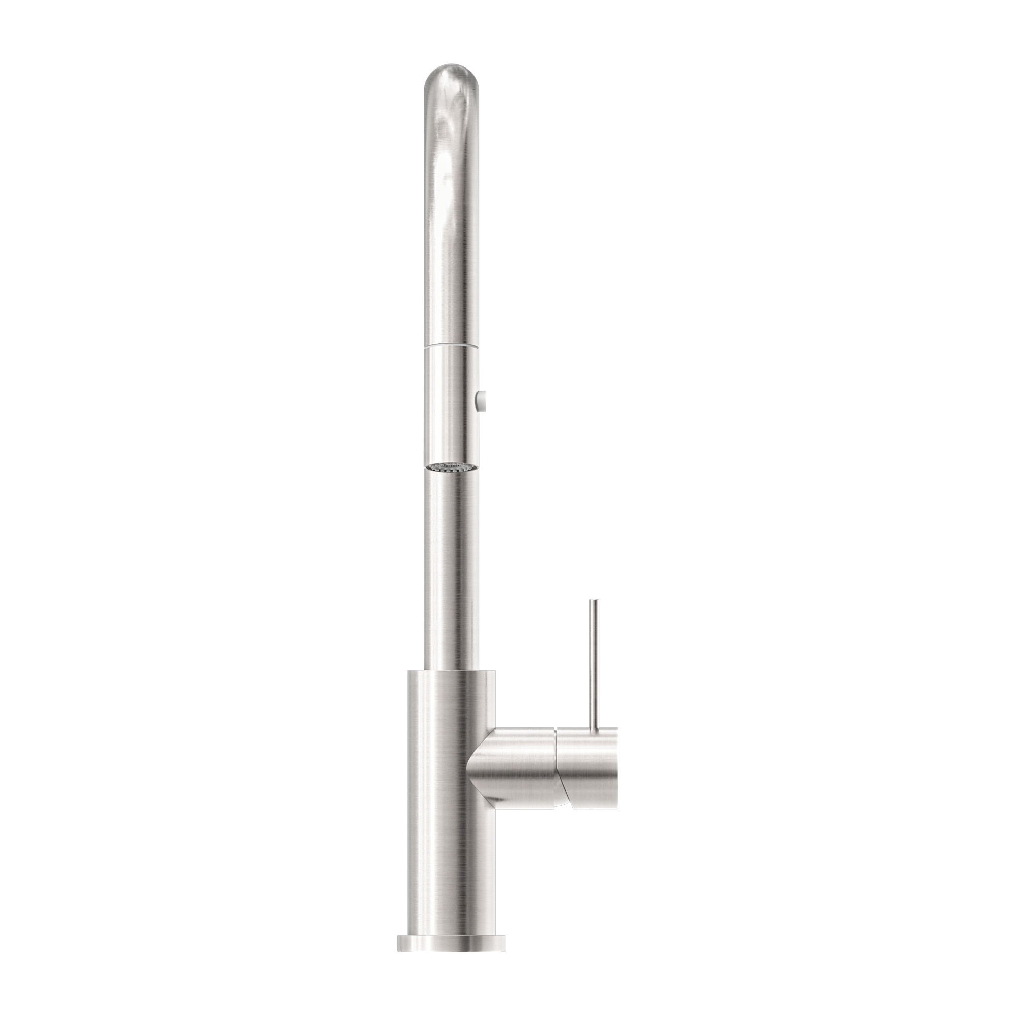 Mecca Pull Out Sink Mixer With Vegie Spray Function Brushed Nickel