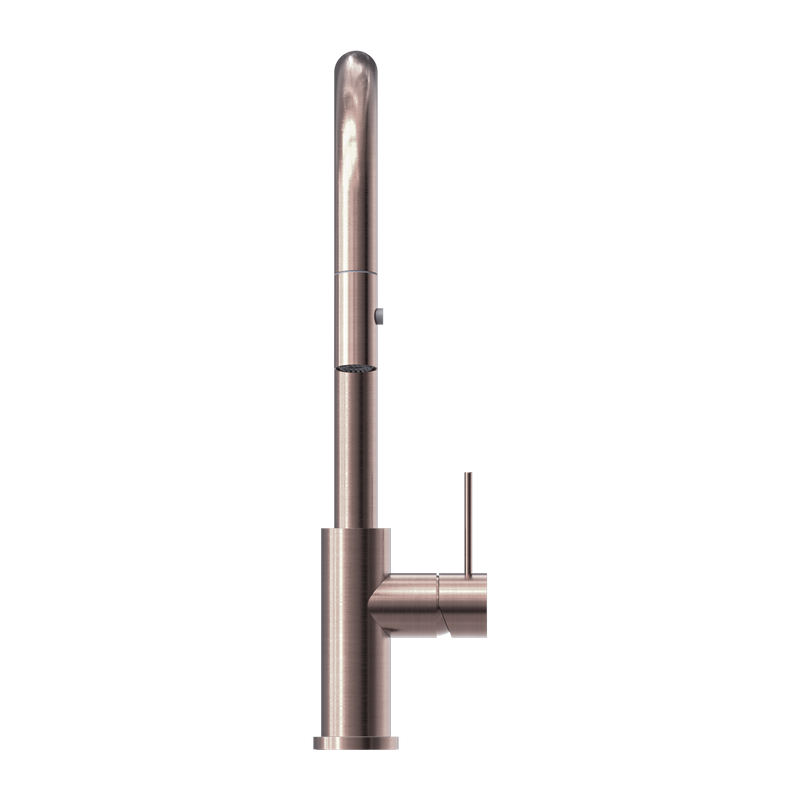 Mecca Pull Out Sink Mixer With Vegie Spray Function Brushed Bronze