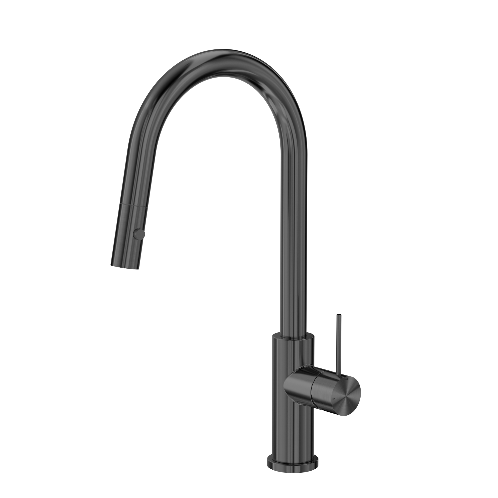 Mecca Pull Out Sink Mixer With Vegie Spray Function Gun Metal