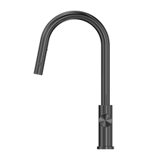 Mecca Pull Out Sink Mixer With Vegie Spray Function Gun Metal