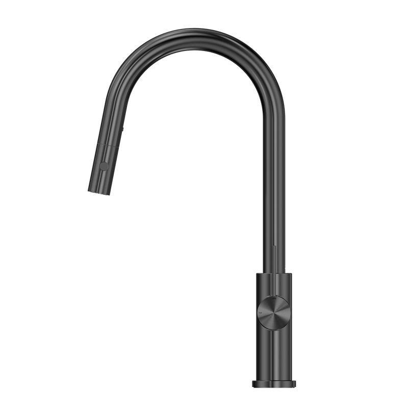 Mecca Pull Out Sink Mixer With Vegie Spray Function Gun Metal