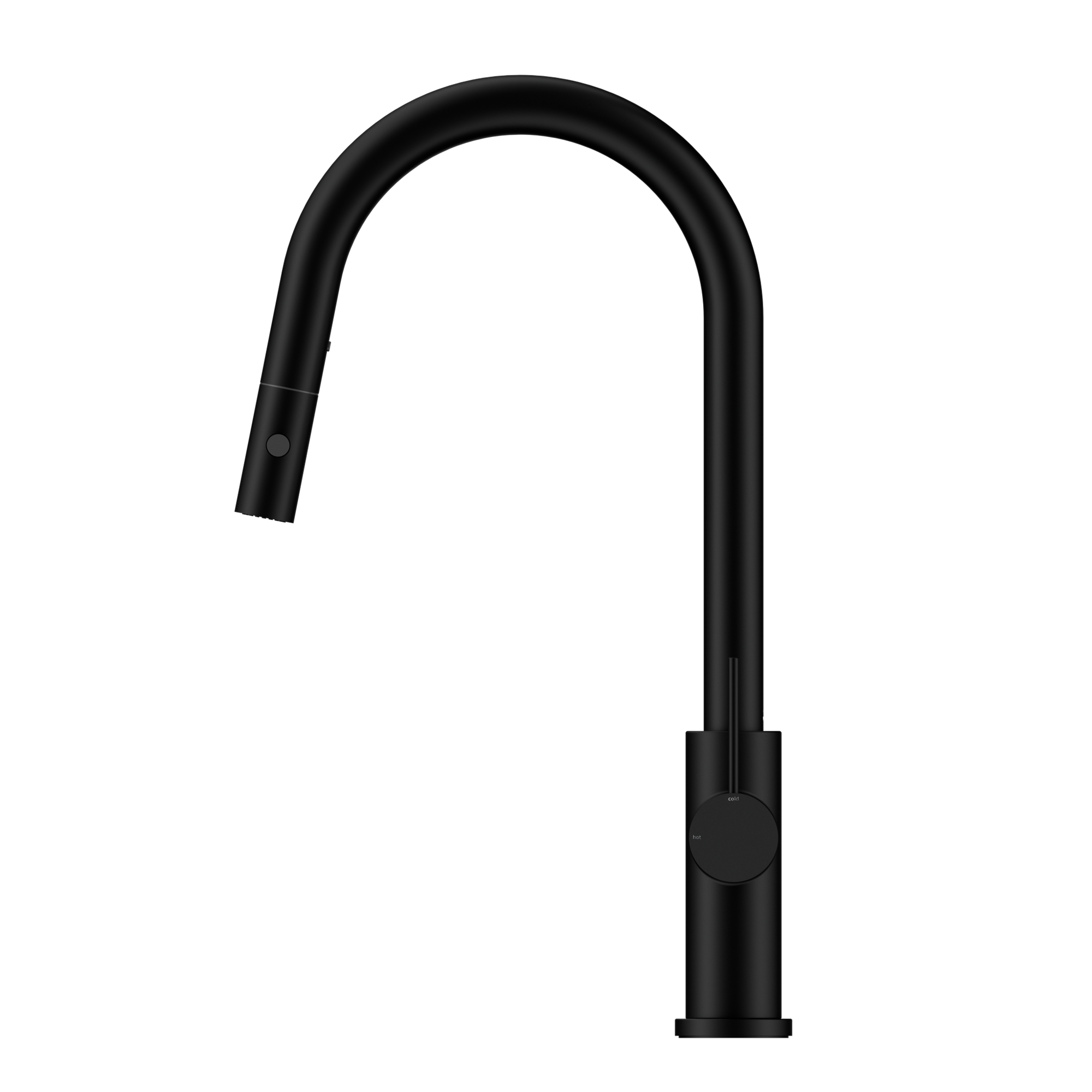 Mecca Pull Out Sink Mixer With Vegie Spray Function Matte Black