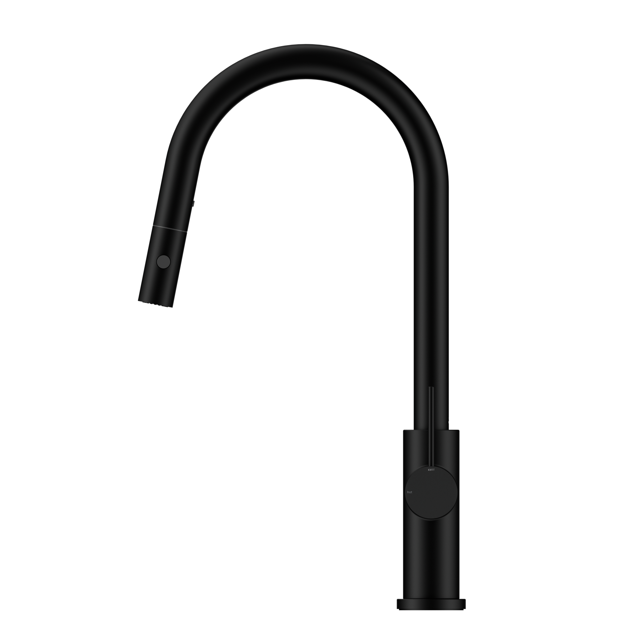 Mecca Pull Out Sink Mixer With Vegie Spray Function Matte Black