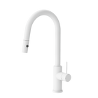 Mecca Pull Out Sink Mixer With Vegie Spray Function Matte White