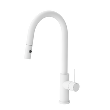 Mecca Pull Out Sink Mixer With Vegie Spray Function Matte White