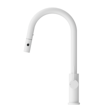 Mecca Pull Out Sink Mixer With Vegie Spray Function Matte White