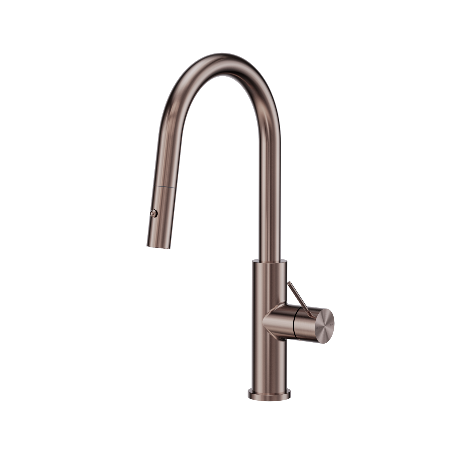Mecca Smart Sensor Pull Out Kitchen Mixer Brushed Bronze
