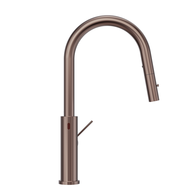 Mecca Smart Sensor Pull Out Kitchen Mixer Brushed Bronze