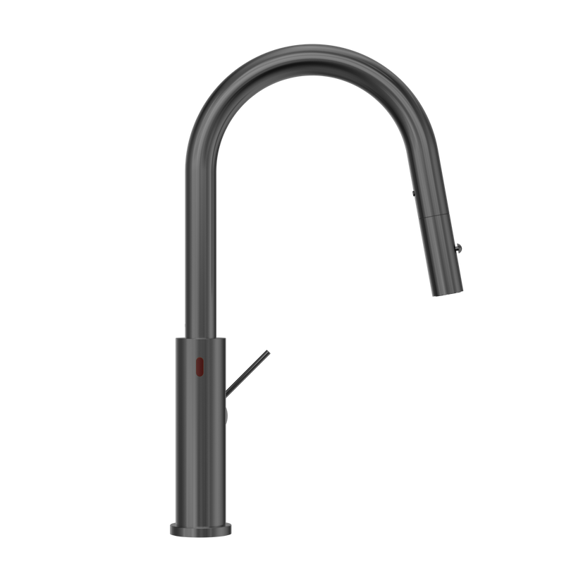Mecca Smart Sensor Pull Out Kitchen Mixer Gun Metal