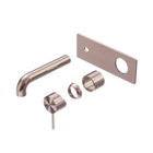 Mecca Wall Basin/Bath Mixer 185mm Trim Kits Only Brushed Bronze
