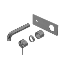 Mecca Wall Basin/Bath Mixer 185mm Trim Kits Only Gun Metal