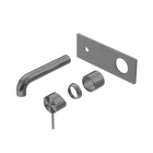 Mecca Wall Basin/Bath Mixer 185mm Trim Kits Only Gun Metal