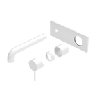Mecca Wall Basin/Bath Mixer 230mm Trim Kits Only Matte White