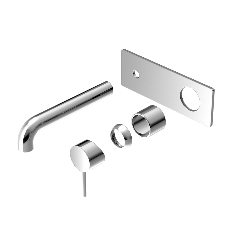 Mecca Wall Basin/Bath Mixer 260mm Trim Kits Only Chrome