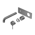 Mecca Wall Basin/Bath Mixer 260mm Trim Kits Only Gun Metal