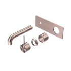 Mecca Wall Basin/Bath Mixer Handle Up 120mm Trim Kits Only Brushed Bronze