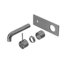 Mecca Wall Basin/Bath Mixer Handle Up 120mm Trim Kits Only Gun Metal