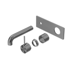 Mecca Wall Basin/Bath Mixer Handle Up 120mm Trim Kits Only Gun Metal