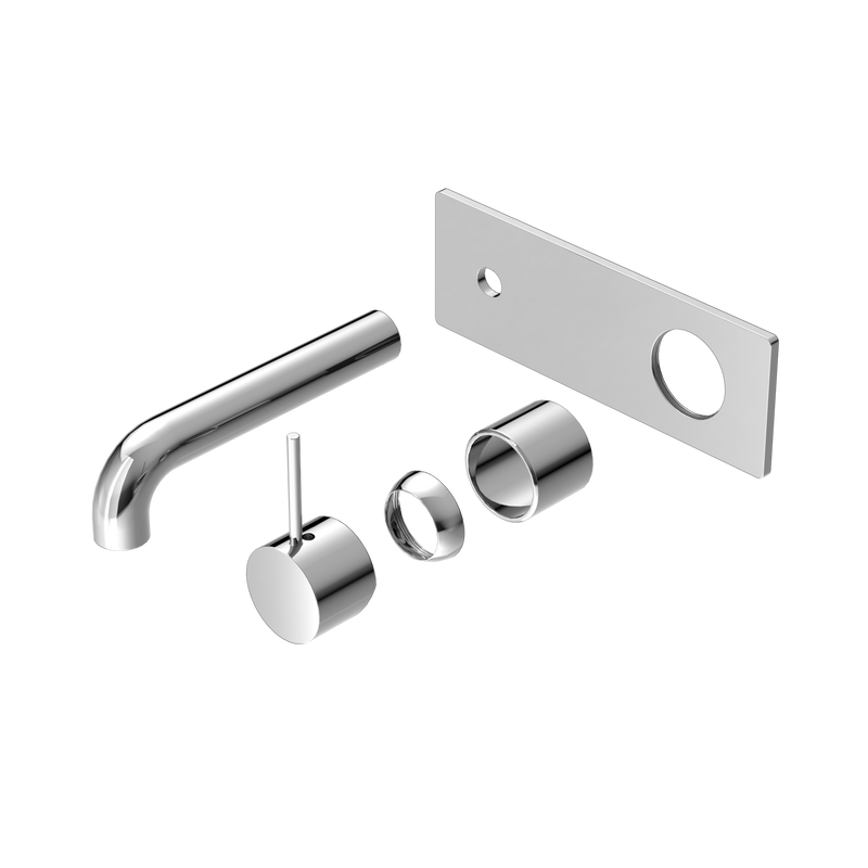 Mecca Wall Basin/Bath Mixer Handle Up 160mm Trim Kits Only Chrome