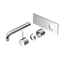 Mecca Wall Basin/Bath Mixer Handle Up 185mm Trim Kits Only Chrome