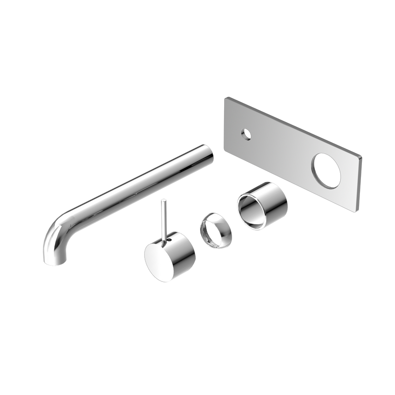 Mecca Wall Basin/Bath Mixer Handle Up 230mm Trim Kits Only Chrome