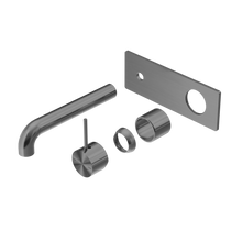 Mecca Wall Basin/Bath Mixer Handle Up 230mm Trim Kits Only Gun Metal