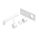 Mecca Wall Basin/Bath Mixer Handle Up 230mm Trim Kits Only Matte White