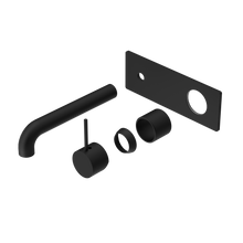 Mecca Wall Basin/Bath Mixer Handle Up 260mm Trim Kits Only Matte Black