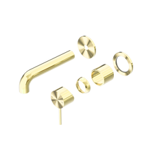 Mecca Wall Basin/Bath Mixer Separate Back Plate 120mm Trim Kits Only Brushed Gold