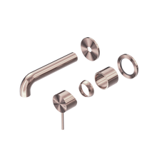 Mecca Wall Basin/Bath Mixer Separate Back Plate 120mm Trim Kits Only Brushed Bronze