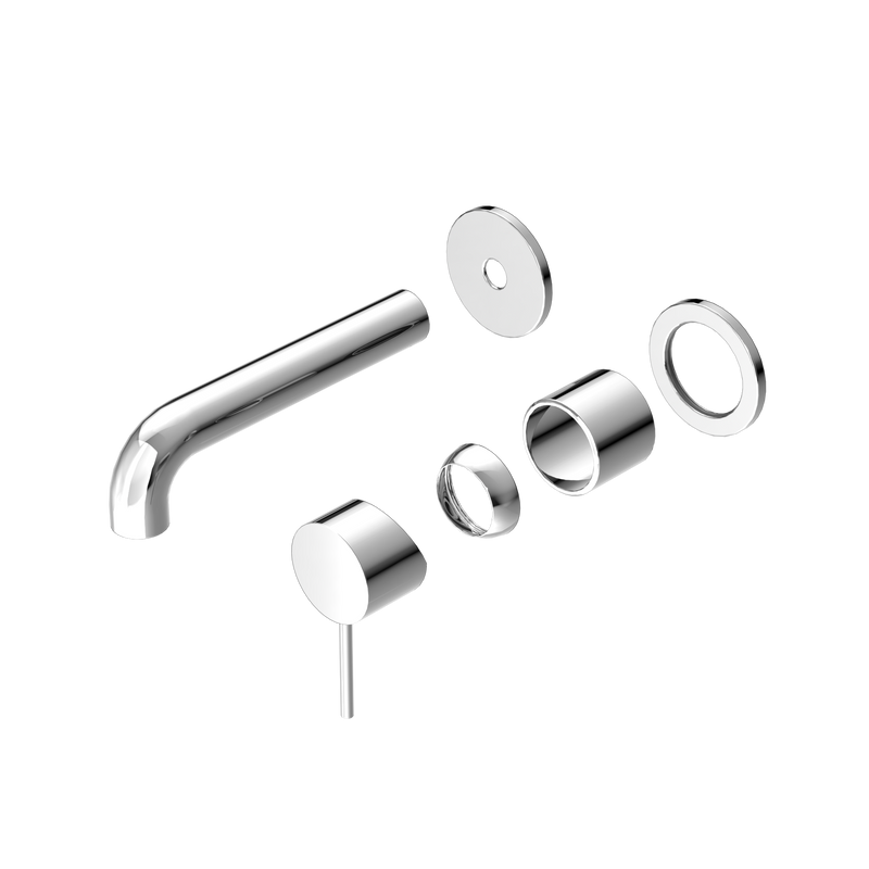 Mecca Wall Basin/Bath Mixer Separate Back Plate 120mm Trim Kits Only Chrome