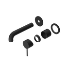Mecca Wall Basin/Bath Mixer Separate Back Plate 120mm Trim Kits Only Matte Black