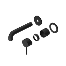 Mecca Wall Basin/Bath Mixer Separate Back Plate 120mm Trim Kits Only Matte Black