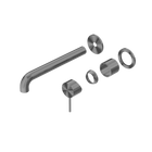 Mecca Wall Basin/Bath Mixer Separate Back Plate 230mm Trim Kits Only Gun Metal
