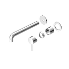 Mecca Wall Basin/Bath Mixer Separate Back Plate 260mm Trim Kits Only Chrome