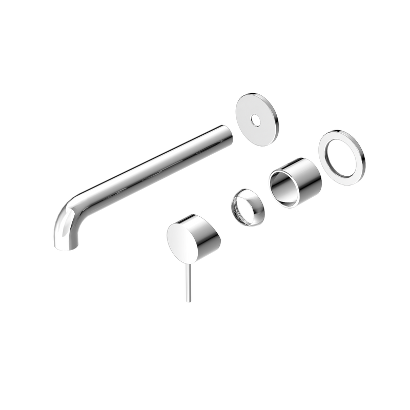Mecca Wall Basin/Bath Mixer Separate Back Plate 260mm Trim Kits Only Chrome