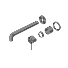 Mecca Wall Basin/Bath Mixer Separate Back Plate 260mm Trim Kits Only Gun Metal