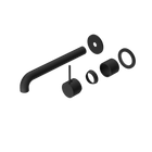 Mecca Wall Basin/Bath Mixer Separate Back Plate Handle Up 260mm Trim Kits Only Matte Black