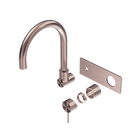 Mecca Wall Basin/Bath Mixer Swivel Spout Trim Kits Only Brushed Bronze