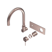 Mecca Wall Basin/Bath Mixer Swivel Spout Trim Kits Only Brushed Bronze