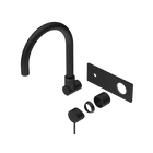 Mecca Wall Basin/Bath Mixer Swivel Spout Trim Kits Only Matte Black