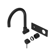 Mecca Wall Basin/Bath Mixer Swivel Spout Trim Kits Only Matte Black