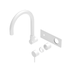 Mecca Wall Basin/Bath Mixer Swivel Spout Trim Kits Only Matte White