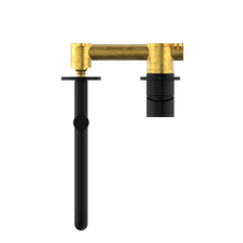 Mecca Wall Basin/Bath Mixer Swivel Spout 225mm Matte Black