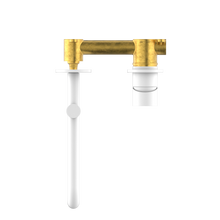 Mecca Wall Basin/Bath Mixer Swivel Spout 225mm Matte White