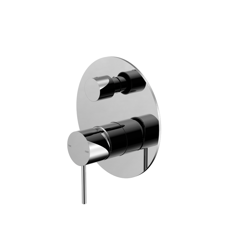 Mecca Shower Mixer With Diverter Chrome