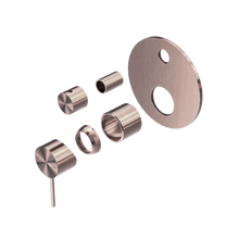 Mecca Shower Mixer With Diverter Trim Kits Only Brushed Bronze