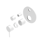 Mecca Shower Mixer With Diverter Trim Kits Only Matte White